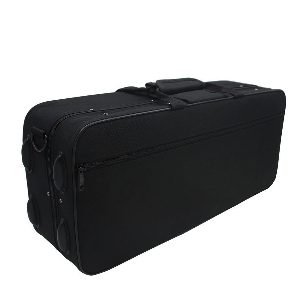 COLIBROX New Fashionable Musical Trumpet Hard Case Big Bag Case Black