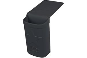 Hot Iron Holster | Adhesive-Free Silicone Storage Pocket for Organization and Travel | Heat Resistant to 500°F | Ideal for Curling Irons, Hair Straighteners, and other Hot Tools