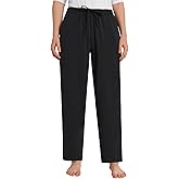 Latuza Women's Petite Pajama Pants Cotton Pajama Bottoms Petite Length