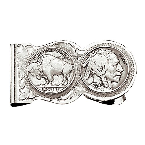 Buffalo Indian Nickel Scalloped Money Clip (MCL50)