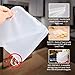 Reusable Sandwich Bags FDA Food Grade PEVA Reusable Storage Bags -Leakproof and Fresh for Snacks, Fruits, Lunch, Sandwiches, Washable and Reusable - 6 Pack