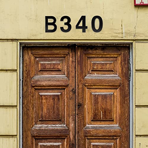 Becizy 4 Inch House Letters A, Selfadhesive House Letters Numbers