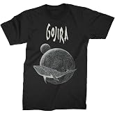 2Bhip Gojira from Mars to Sirius Whale Graphic T Shirt Black | Officially Licensed Gojira Merch, 100% Cotton Crewneck, Unisex Men Women, Short Sleeve Graphic Tee, Metal Band Concert