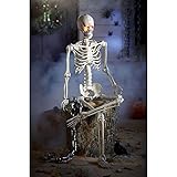5 ft. Poseable Skeleton with LED Illumination