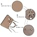 Fantastic Zone Women Handbags Fashion Handbags for Women PU Leather Shoulder Bags Messenger Tote Bags Khaki