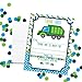 Garbage Dump Truck Themed Thank You Notes for Kids, Ten 4