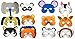 Rhode Island Novelty 24 Assorted Foam Animal Masks for Birthday Party Favors Dress-Up Costume