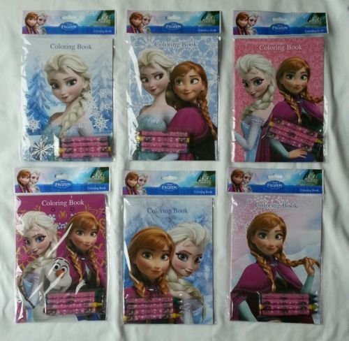 Download Coloring Book 12 Sets Of Disney Frozen And Crayon Set Children Party Favors Bag Filler Buy Online In Angola At Angola Desertcart Com Productid 54438557
