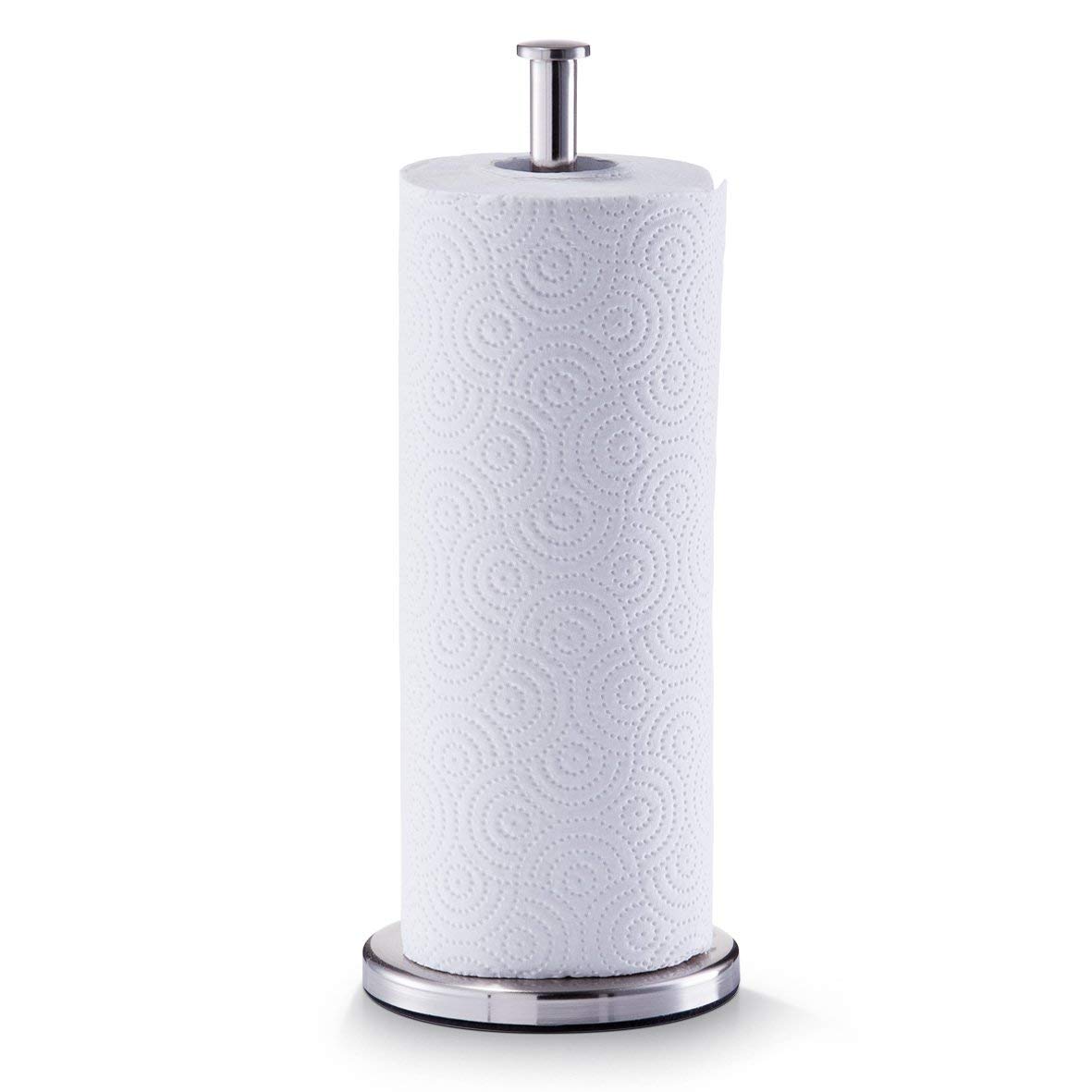 Zeller 27242 13 x 32 cm Kitchen Roll Holder Stainless Steel Diameter