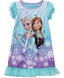 Disney Frozen Toddler Little Girls Anna and Elsa Nightgown