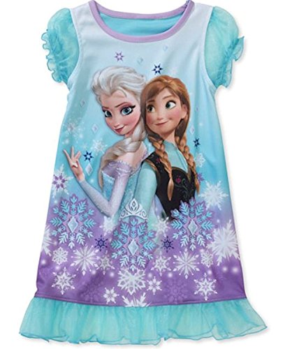 Disney Frozen Toddler Girl Anna and Elsa Nightgown