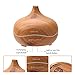 Ominihome Essential Oil Diffuser 300ml Cool Mist Humidifier Ultrasonic Aroma Diffuser, Waterless Auto Off, Wood Grain, Brightness Adujstable, Birthday Gift (Wood Grain)