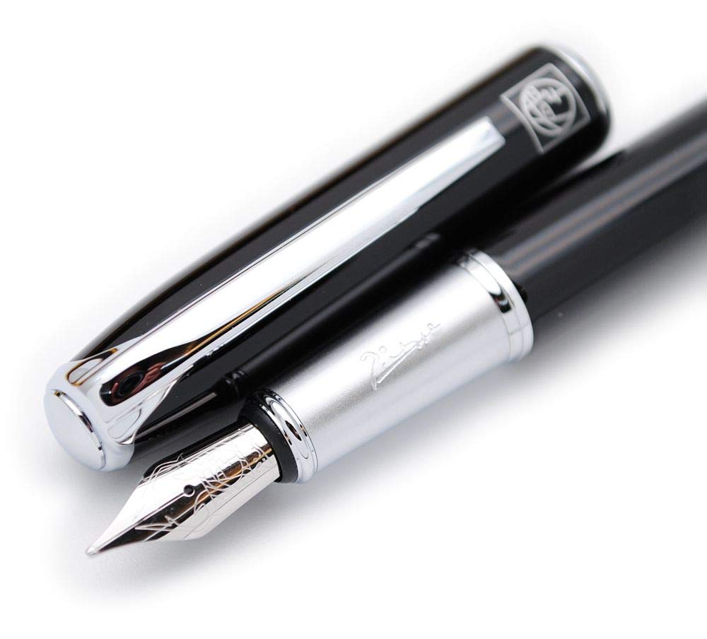 czxwyst Picasso 916 Malage Fountain Pen Original Box (Black, Medium Nib)