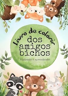 Livro Livro de colorir amigos animais