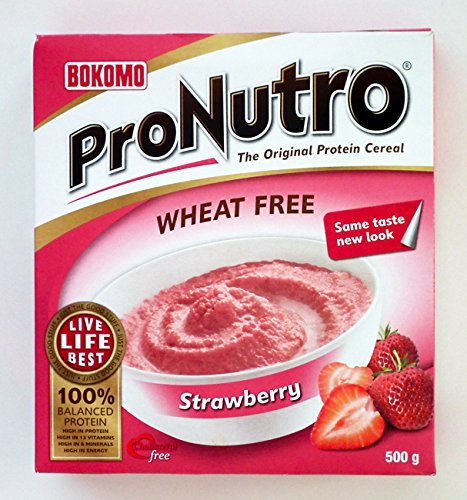PRONUTRO BOKOMO STRAWBERRY FLAVOURED CEREAL 500 G (PACK OF 2)