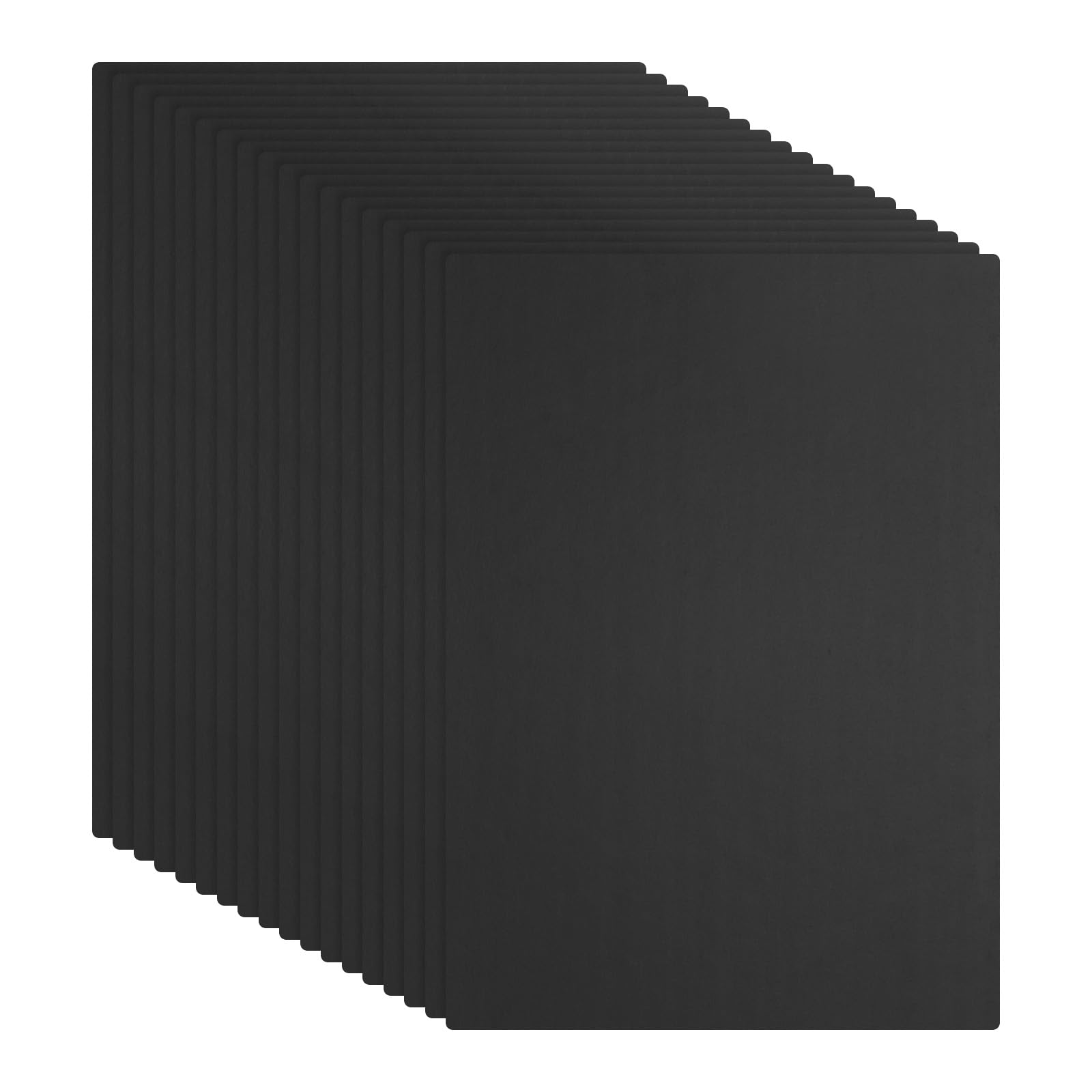 Rebower 25 PCS Black Foam Board 127 x 178 mm, Foam Boards 5mm Thick Foam Poster Board, [for Presentation Projects, Art Crafts, Poster Making]