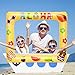 Amosfun Luau Photo Props Luau Hawaiian Photo Booth Props Tropical Party Decoration Inflatable Picture Frame Blow Up Photo Booth Props Selfie Picture Frame