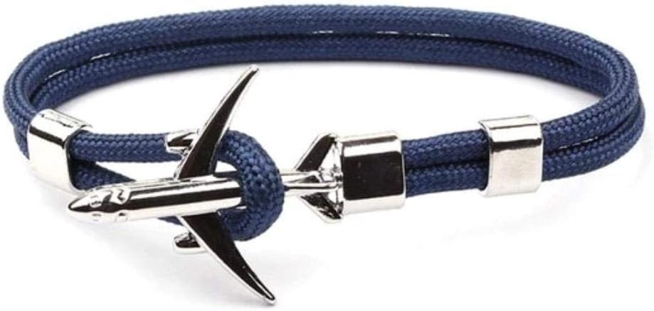 AIRSTREAM Airplane X Aircraft Anchor Bracelet for Men and Women Rope Paracord Fashion Bracelet Dreamliner
