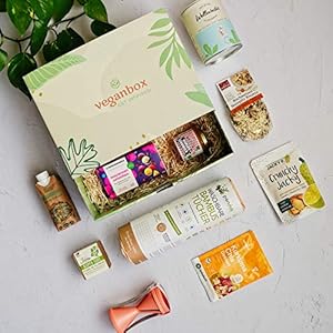 Vegan Box HighlightBox Classic, Überraschungsbox, Geschenkbox, vegane Lebensmittel, vegane Kosmetik, mit mind. 9…
