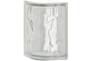 Seves Glass Block Nubio Rounded Corner Glass Block