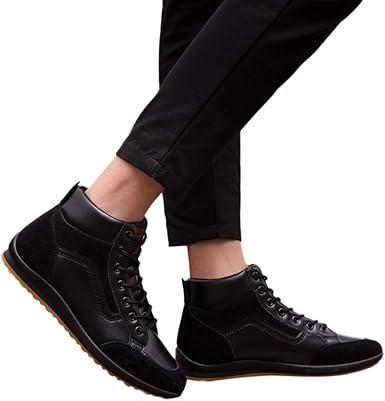 Men Boots Casual Lace Up Sport Army Tactical Boots Desert Leather