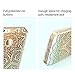 iPhone 5S Case, iPhone SE Case,ESR Hard PC Back Shell Skin Cover with Printed Pattern + TPU Bumper Edge for iPhone for iPhone 5S/SE/5 (Gold Henna)
