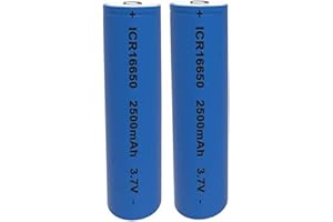 【2pcs】 16650 2500mAh 3.7V Ion for -