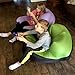 EasyGo Products Woohoo 2.0 Giant Inflatable Lounger Chair With Carry Bag, Purple Chair
