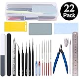 Gundam Tools Kit Esoca 22Pcs Gundam Model Tool Kit Gundam Modeler Basic Tool Kit Gunpla Tool Kit for Hobby Building