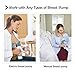 Breast Therapy Gel Pads, Breast Ice Pack, Gel Nursing Pads in Hot or Cold Use to Decrease Engorgement, Encourage Let-Down and Increase Milk Production, 2 Count, 2 Covers and 2 Free Nursing Pads