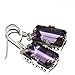 Shimmering Sterling Silver Lab Created Color Change Alexandrite Dangle Earrings