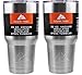 Ozark Double-Wall Insulated stainless steel tumblers - set of 2, 30 oz primary