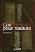 Lire pour traduire - Freddie Plassard