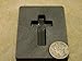 1 oz Custom Cross Gold High Density Graphite Mold Silver Copper 1-7/16