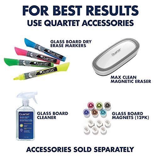 Quartet Glass Dry Erase White Board, 4' X 3' Whiteboard, Infinity Frameless Mounting