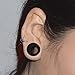 Longbeauty 11 Pair Thin Silicone Ear Skin Flexible Flesh Double Flared Ear Tunnels Expander Plugs Stretcher 11 Colors-6mm