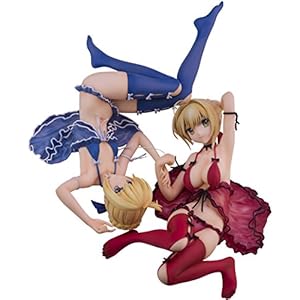 Fate/EXTELLA ネロ・クラウディウス & アルトリア・ペンドラゴン 1/7スケール PVC製 塗装済み完成品 フィギュア