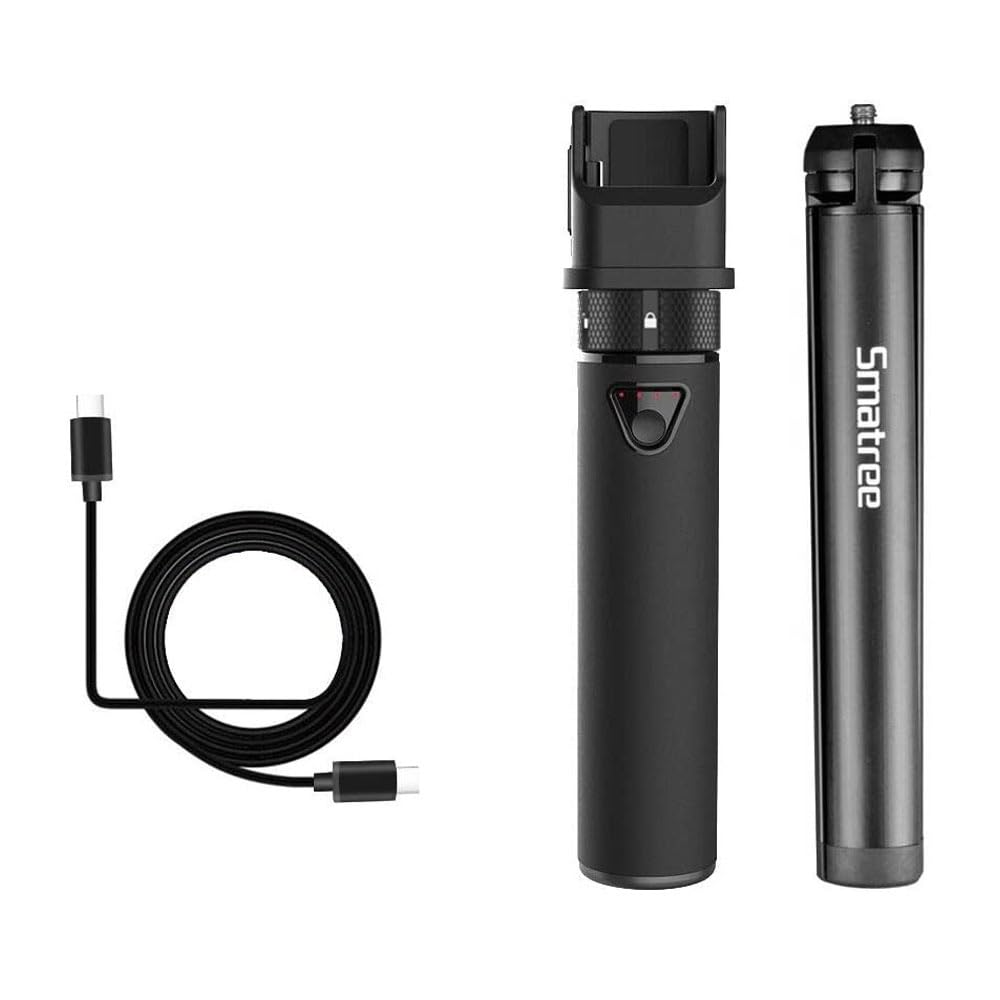 Smatree Extension Rod Power Stick, 5000mAh Portable Osmo Pocket 2 Power Bank with Tripod Compatible with DJI Osmo Pocket 2 & DJI Osmo Pocket 1(Not fit with Pocket 3!)