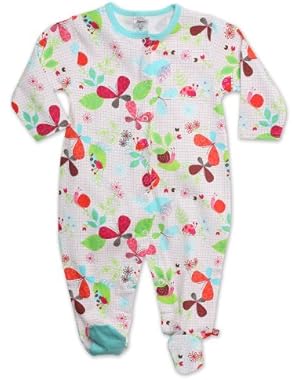 Baby Girls' Butterfly Footie