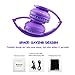 Mokata Headphones Kids Bluetooth 5.4 Wireless Play Time 68H Safe Volume Limit 85/94dB Over-Ear Foldable Headset,Fast Charging,with Aux Cord Built-in Mic for Toddler Child Pad Study Tablet Purple