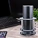 Acrylic Speaker Stand for Amazon Echo, UE Boom and Other Models - Protect and Stabilize Alexa by BICOL (Black)