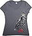 Owl in Pumps | Cute Funny Bird Nature Shoe Humor Comfy V-Neck T-Shirt for Women