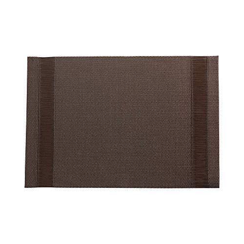 Restaurantware RWA0442 Vinyl Woven Placemat, 16.0''L x 12.0''W x 0.2''H