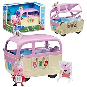 Peppa-Pig-Selection-of-Play-Vehicles-With-Figure-and-Accessories-FigureIce-Cream-Van Peppa Pig Selection of Play Vehicles With Figure and Accessories, Figure:Ice Cream Van