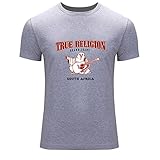 True Religion Logo For 2016 Men Printed Short Sleeve Tee T-shirt