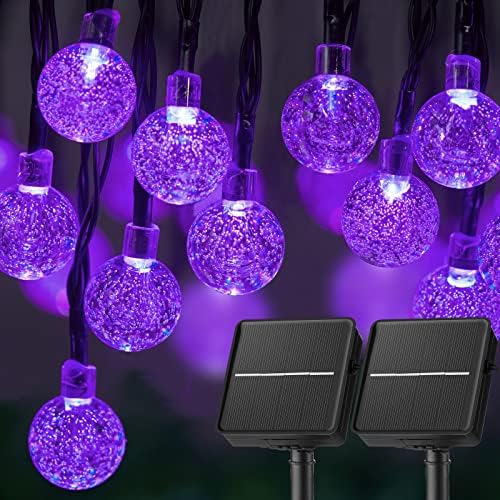 Solar Christmas Lights Outdoor Waterproof, 2Pack 120 LED 72 FT Total