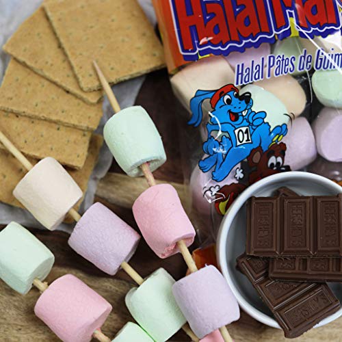 Ziyad Gourmet Halal Marshmallows Variety Pack, Fruity Sweet Treat, PorkFree, EggFree, Dairy