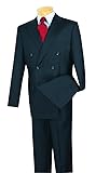 VINCI Wool Feel 6 Button Double Breasted Solid