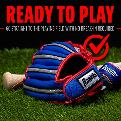 Franklin Sports Kids Baseball Glove + Ball Set Air Tech Youth Teeball