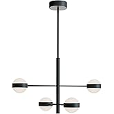 AFX Verona 4" Light LED Pendant Light - Black